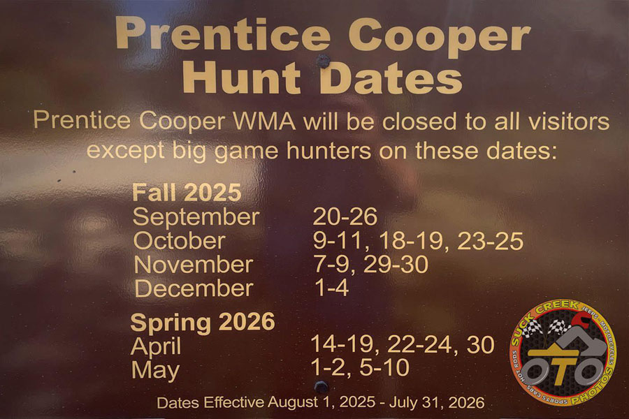 2025 Prentice Cooper Hunting Dates